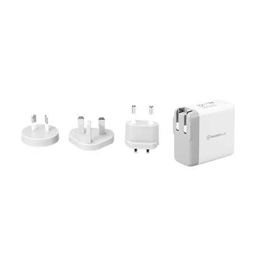 MicroPack MWC-236 Q3 Travel charger with 3 charging adapter - 1