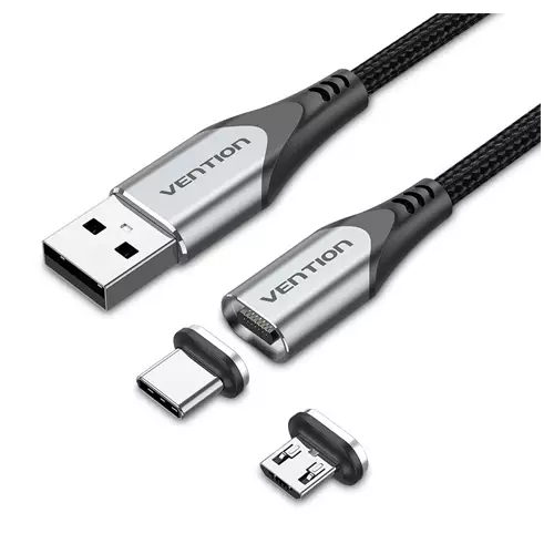 VENTION CQM 2-IN-1 USB 2.0 5A MAGNETIC CHARGING CABLE