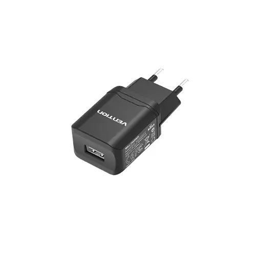 VENTION DC5203-B 1-PORT 10.5W USB WALL CHARGER EU-PLUG BLACK
