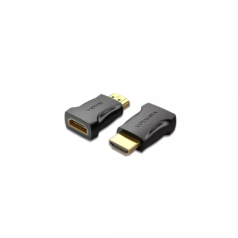 VENTION AIMB0 HDMI MALE TO FEMALE ADAPTER BLACK
