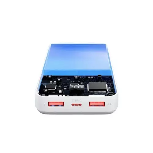 Vention FHLW0 22.5W LED Digital Display 20000mAh Power Bank (White)-gallery-2