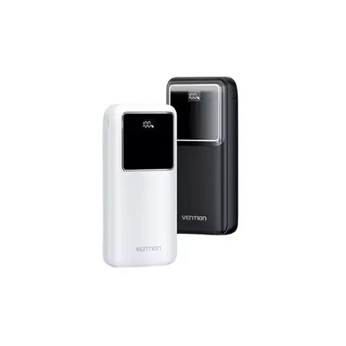 Vention FHLB0 22.5W LED Digital Display 20000mAh Power Bank (Black)-gallery-1