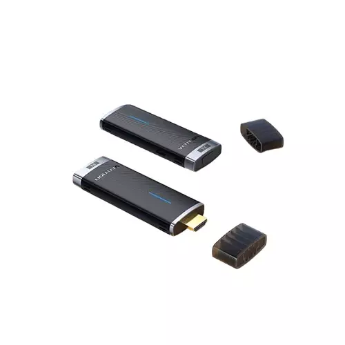 Vention ADCB0 HDMI Male to Male Wireless Transmitter and Receiver (Black) - 0