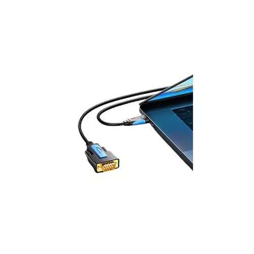 Vention VAS-C02-B150 1.5m USB To RS232 Serial Stylish Black Adapter - 2