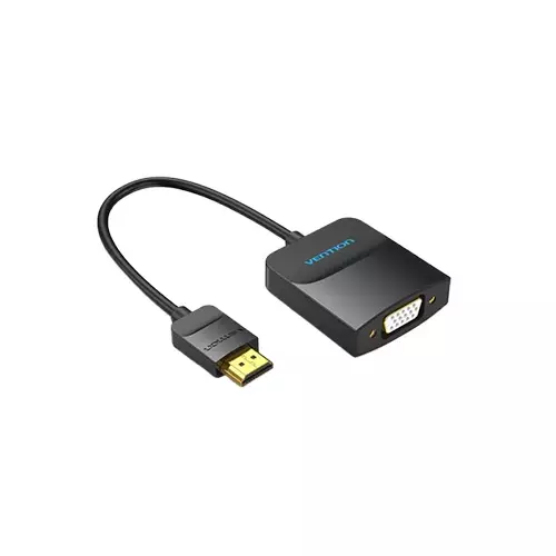 Vention 42154 0.15m HDMI To VGA Black Converter