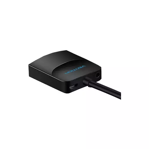 Vention ACNBB VGA Male to HDMI, 3.5mm Audio & Micro USB Female Converter (Black)-1