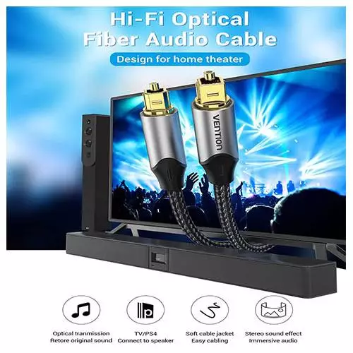 VENTION BAVBI Optical Fiber Audio Cable - 3M - 1