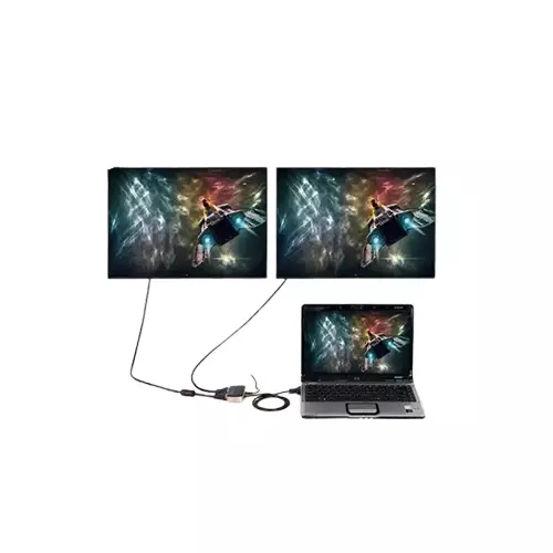 Vention DBABF 1-in 2-out 1M VGA HUB Splitter - 0