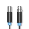 VENTION BBFBL XLR Audio Extension Cable 10M Black-1