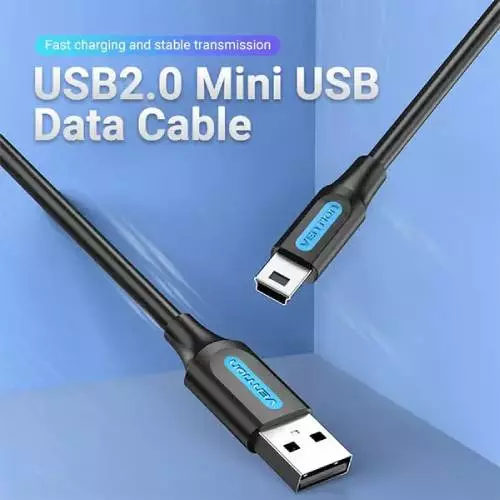 Vention COMBG USB 2.0 A Male to Mini-B Male Cable - 1.5M-gallery-1