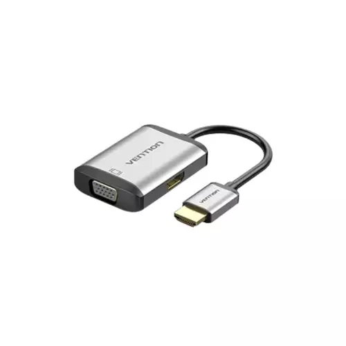 Vention AFVHB 0.15m HDMI To HDMI+VGA Converter