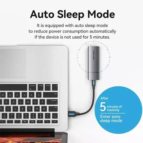 Vention KPFH0 M.2 NGFF USB 3.1 Gen 2 Type-C SSD Enclosure - Gray-gallery-1