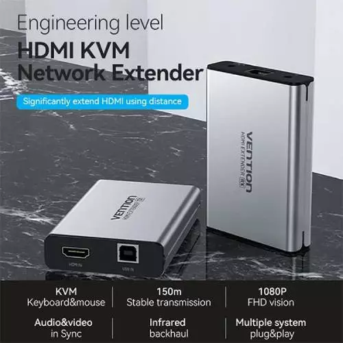 Vention AKBH0-EU HDMI Network Cable Extender - 150M-1