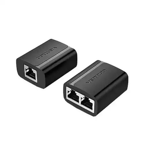 VENTION IPTB0 1 to 2 RJ45 Splitter Adapter Black