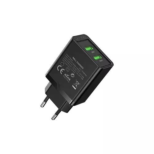 VENTION FBAB0-EU Two-Port Type-A 18W Wall Charger Adapter