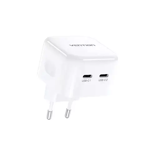 Vention FBPW0-EU GaN 35W Dual Port USB Type-C Wall Charger