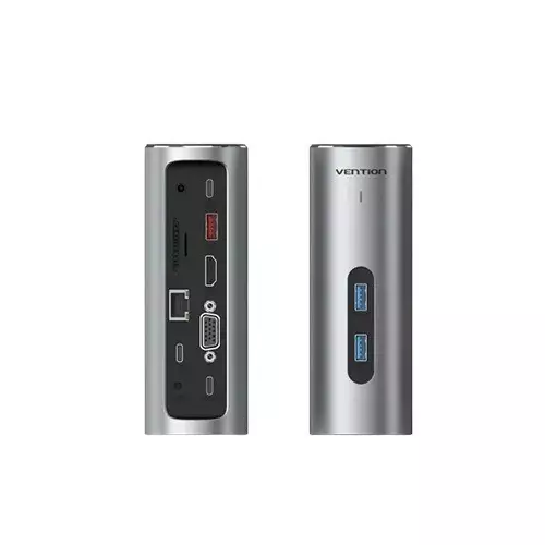VENTION TPJH0-EU USB-C 12-in-1 Vertical Hub Docking Station-2