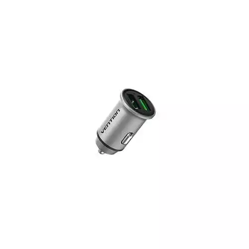 Vention FFAH0 Two-Port USB A 18W Car Charger