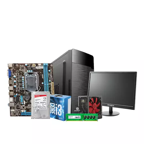 INTEL CORE I3 7TH GEN ESONIC H110 8GB RAM 1TB 20" MONITOR CORPORATE PC