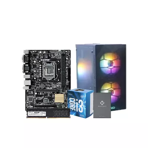 INTEL CORE I3 7TH GEN ASUS H110 8GB RAM 512GB SSD CORPORATE PC