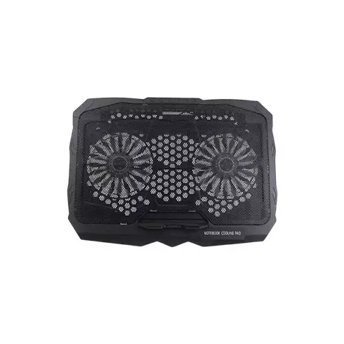 K2 TCLP88 USB Type-A Adjustable 15-Inch Laptop Cooler Cooling Pad with Double Fans-1