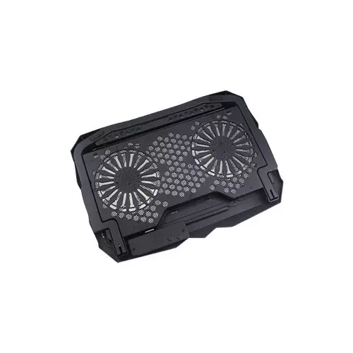 K2 TCLP88 USB Type-A Adjustable 15-Inch Laptop Cooler Cooling Pad with Double Fans-2