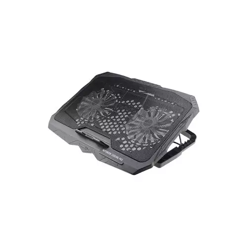 K2 TCLP88 USB Type-A Adjustable 15-Inch Laptop Cooler Cooling Pad with Double Fans-3