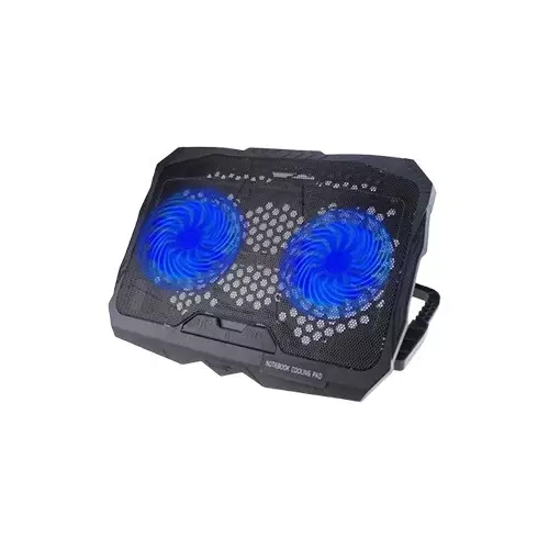 K2 TCLP88 USB Type-A Adjustable 15-Inch Laptop Cooler Cooling Pad with Double Fans