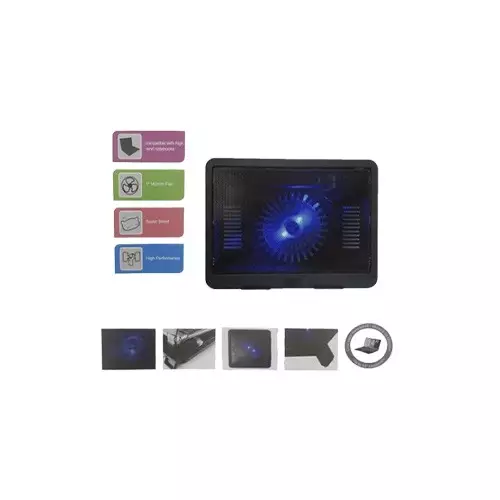 TCLP3000 Laptop Notebook Cooler Cooling Pad (Black) - 3