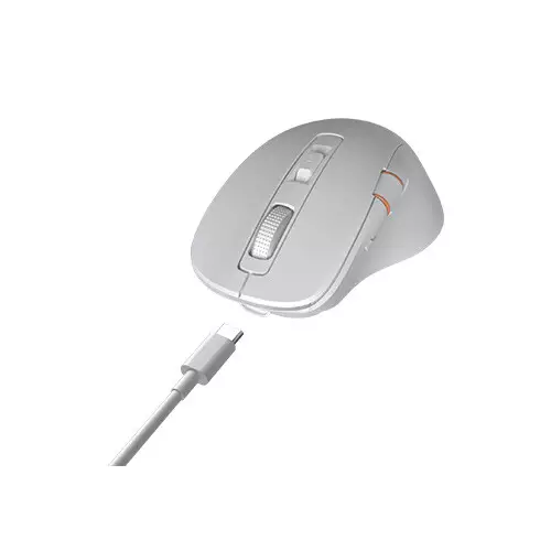 Meetion GW32 Tri-Mode Gaming Ergonomic Mouse - White-gallery-2