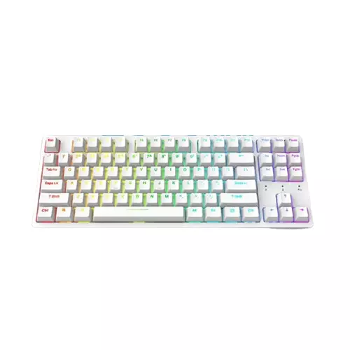 Dareu A87 V2 Wireless Hotswappable Mechanical Keyboard (White)-1