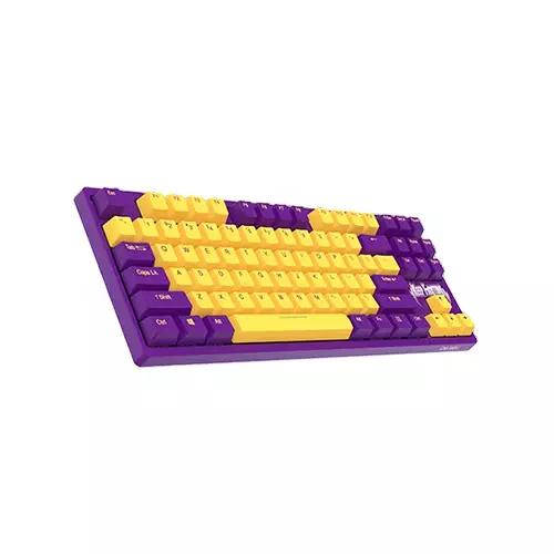 Dareu A87 Hotswappable Mechanical Keyboard (Violet Gold) - 1