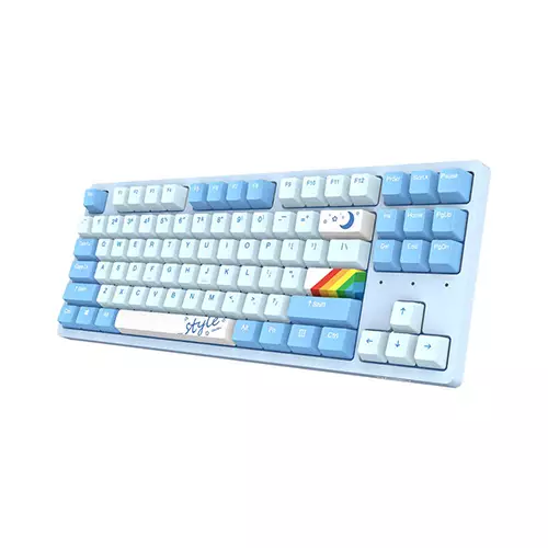 Dareu A87 Hotswappable Mechanical Keyboard (Sky Blue) - 1