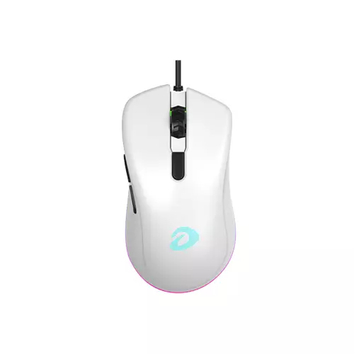 DAREU EM908 Wired Gaming Mouse (White)