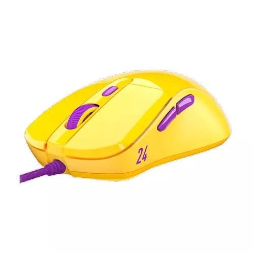 Dareu A960S Storm Ultralight RGB Gaming Mouse (Yellow)-gallery-1