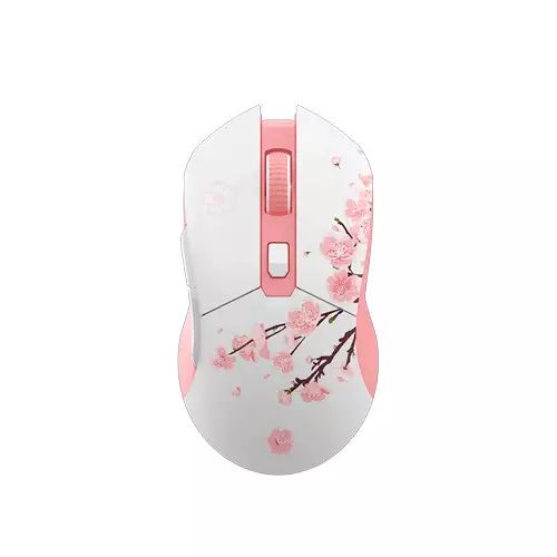 Dareu EM901X Wired & Wireless Dual Mode Gaming Mouse (Pink) With Dock