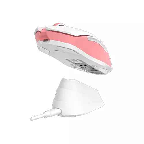 Dareu EM901X Wired & Wireless Dual Mode Gaming Mouse (Pink) With Dock-gallery-1