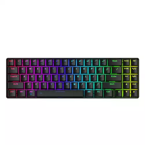 DAREU EK871 GTR HOTSWAPPABLE WIRELESS MECHANICAL KEYBOARD (RED SWITCH)