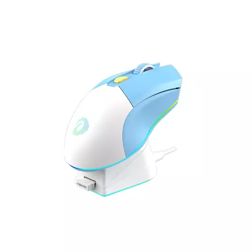DAREU EM901X  RGB WIRELESS GAMING MOUSE WITH DOCK  (BLUE)