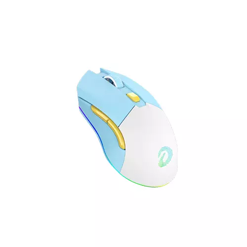 DAREU EM901X  RGB WIRELESS GAMING MOUSE WITH DOCK  (BLUE)-gallery-2