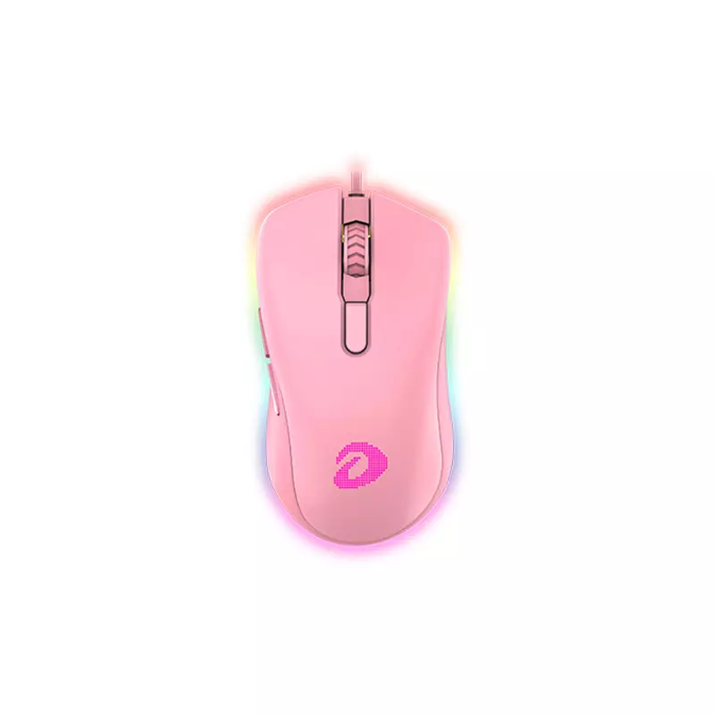 DAREU EM908 VICTOR RGB GAMING MOUSE (PINK)