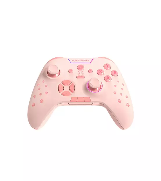 DAREU H105 TRI-MODE WIRELESS GAMEPAD 360° JOYSTICK CONTROLLER (SAKURA PINK)