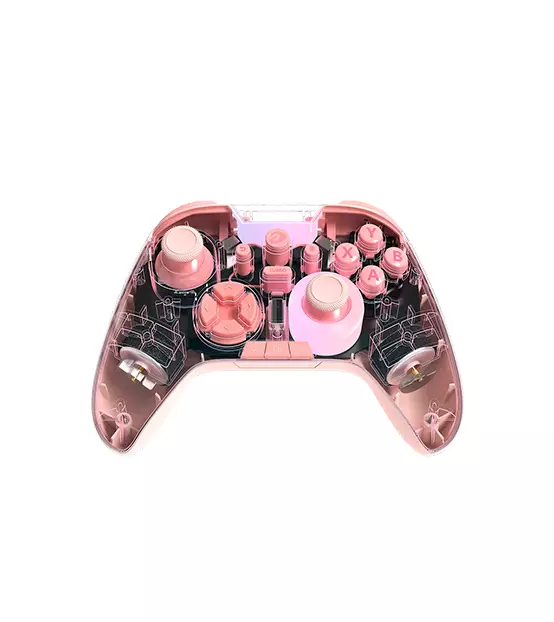 DAREU H105 TRI-MODE WIRELESS GAMEPAD 360° JOYSTICK CONTROLLER (SAKURA PINK)-gallery-3