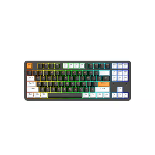 DAREU A87X PRO MECHANICAL GAMING KEYBOARD BLACK-GOLD-SKY BLUE