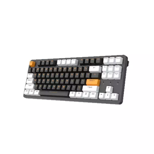 DAREU A87X PRO MECHANICAL GAMING KEYBOARD BLACK-GOLD-SKY BLUE-gallery-1