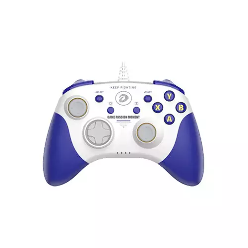 DAREU H101 WIRED GAMEPAD 360° JOYSTICK CONTROLLER (BLUE)