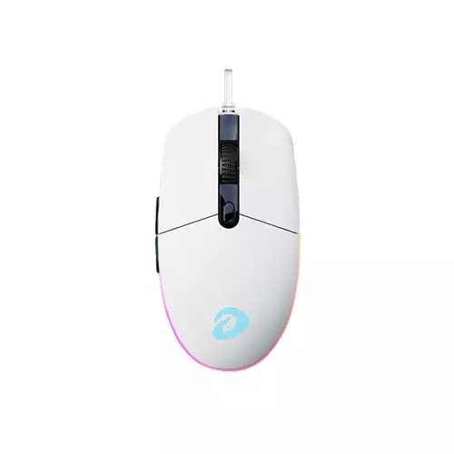 DAREU EM911 RGB 60G GAMING MOUSE (WHITE)