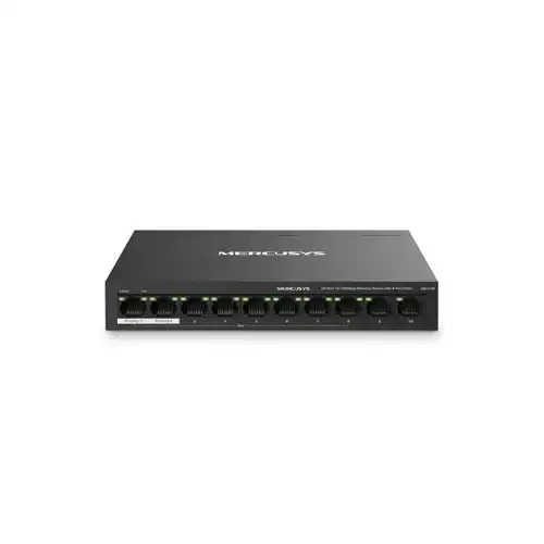 Mercusys MS110P 10 Port 10/100Mbps PoE Desktop Switch