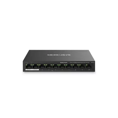 Mercusys MS110P 10 Port 10/100Mbps PoE Desktop Switch