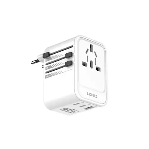 LDNIO Z6 Universal 65W GaN Travel Adapter